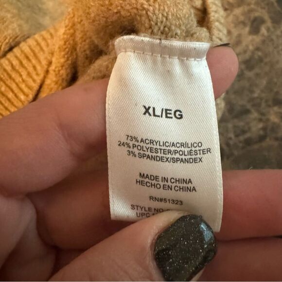 Vince Camuto Women's Center Seam Warm & Cozy Crewneck Sweater Latte Heather XL - Picture 6 of 9